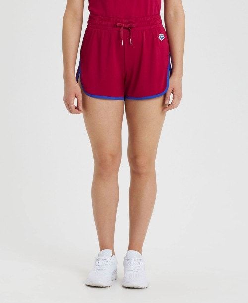 Arena Icons Taped Short Burgundy / Blue | CDIEPLK-53