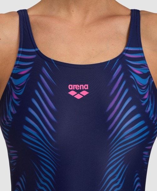 Arena Imprint U Back One Piece Multicolor | VWONGKJ-84