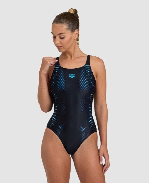 Arena Imprint U Back One Piece Multicolor | RIZJCEW-16