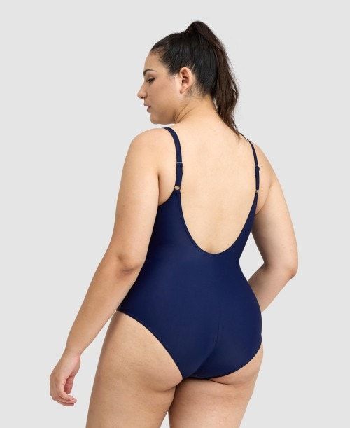 Arena Imprint U Back One Piece Plus Multicolor | JXNWQYC-17