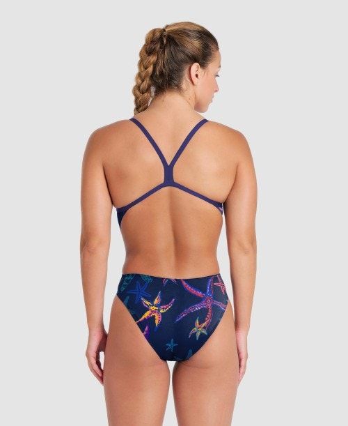 Arena Lydia Jacoby Capsule Collection Challenge Back - Starfish Multicolor | BYWXURE-79