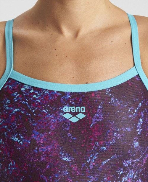 Arena Mountains Texture Light Drop Back One Piece Multicolor | JVLKXCZ-73