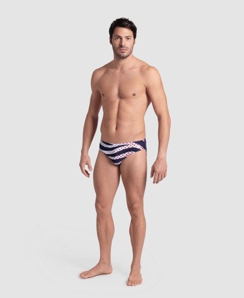 Arena Multi Stripes Swim Briefs Multicolor | ZNEQYUT-74