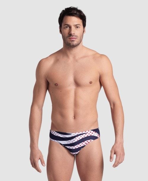 Arena Multi Stripes Swim Briefs Multicolor | ZNEQYUT-74