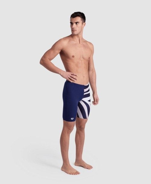 Arena Multi Stripes Swim Jammer Multicolor | ACTIYFH-81