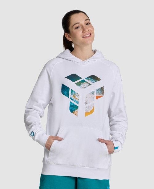 Arena Planet Water Hooded Sweat Multicolor | XJFYQLV-57