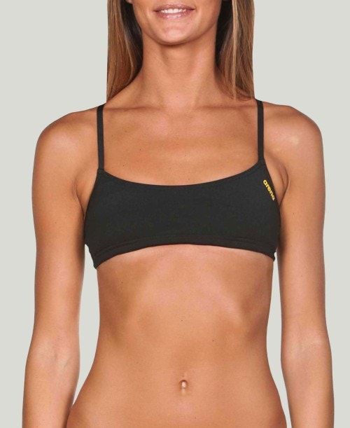 Arena Play Top (Bandeau Top) Black / Yellow | KBPWLOS-40