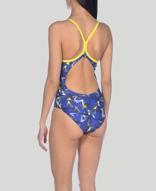 Arena Power Triangle Light Drop One Piece Blue / Yellow | ZONJFIU-15