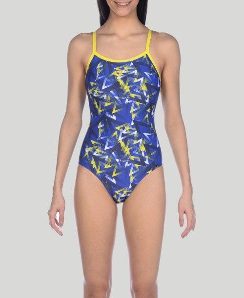 Arena Power Triangle Light Drop One Piece Blue / Yellow | ZONJFIU-15