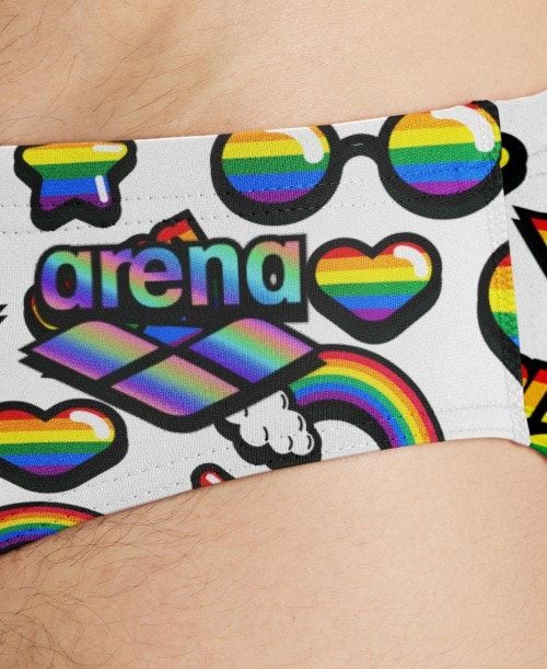 Arena Pride Print Of The Month Brief Multicolor | BDVYWPF-70