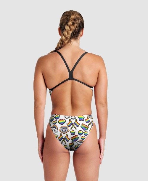 Arena Pride Print Of The Month Challenge Back One Piece Multicolor | GHABDTS-19