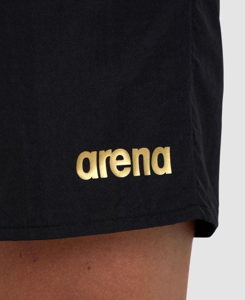 Arena Pro Beach Boxer Black / Gold | ETMQJXP-93