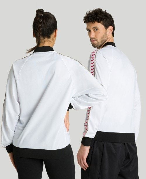 Arena Relax Iv Nations Team Jacket White | FEXVBQM-47