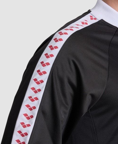 Arena Relax Iv Team Full-zip Jacket Black / White / Red | OEYLPNR-67