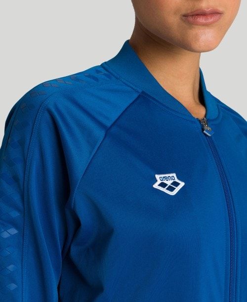 Arena Relax Iv Team Full-zip Jacket Blue | GVCFUNZ-24