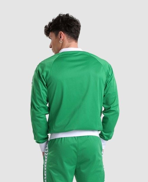 Arena Relax Iv Team Full-zip Jacket Green / White / Green | QOWATNG-05