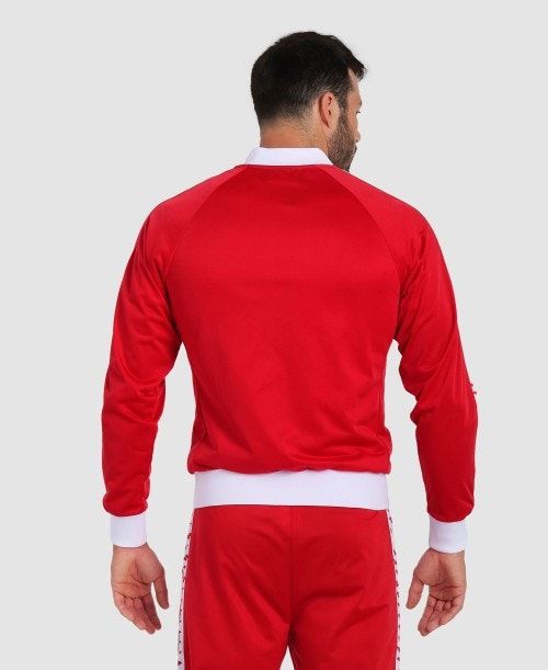 Arena Relax Iv Team Full-zip Jacket Red / White / Red | AGVISEB-19