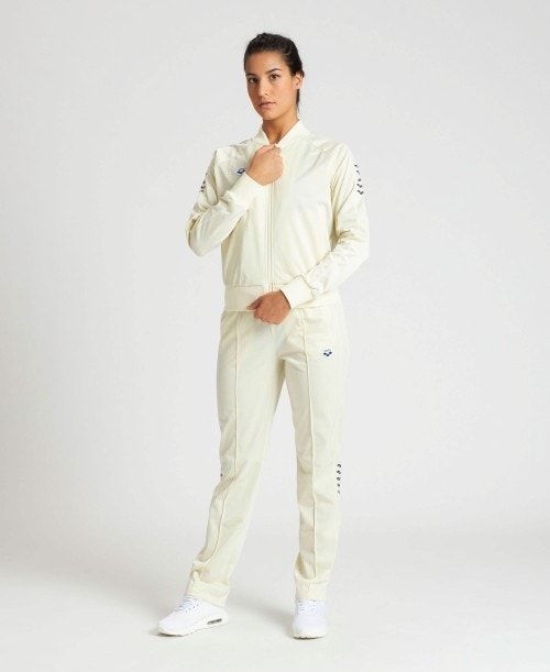 Arena Relax Iv Team Full-zip Jacket White / White | VPCEJDS-68