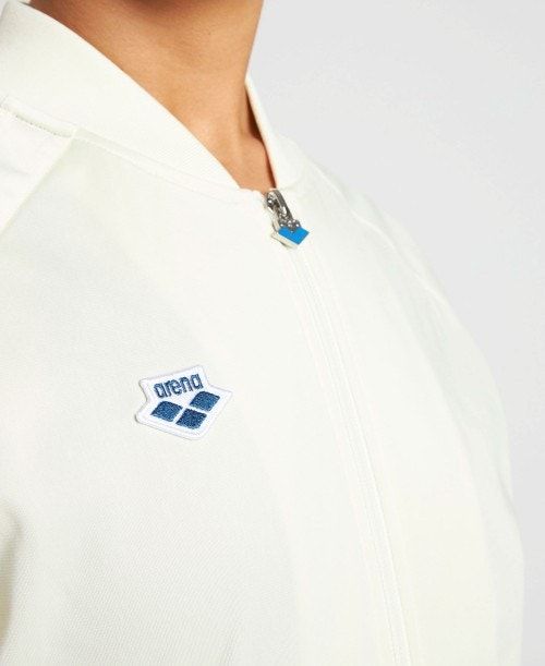 Arena Relax Iv Team Full-zip Jacket White / White | VPCEJDS-68