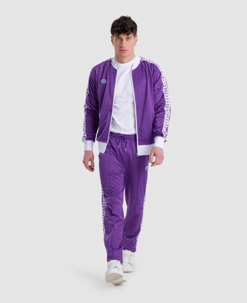 Arena Relax Iv Team Pant Purple / White / Purple | JWOAKNT-64