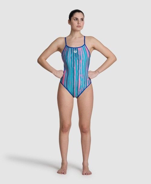 Arena Reversible Challenge Back One Piece Multicolor | XCRKGJE-12