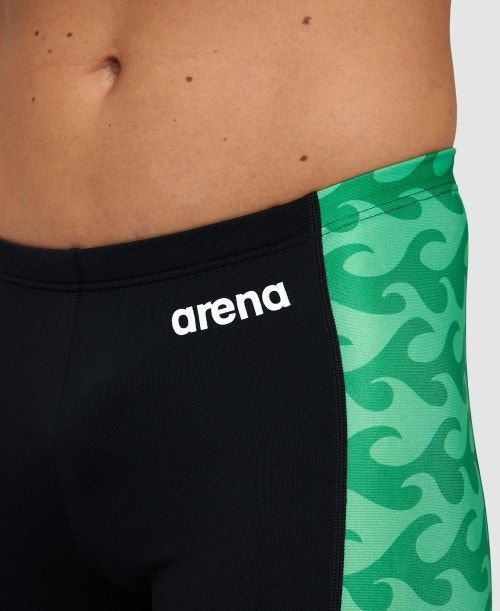 Arena Ride The Wave Jammer Black / Green | BMNFPGD-35