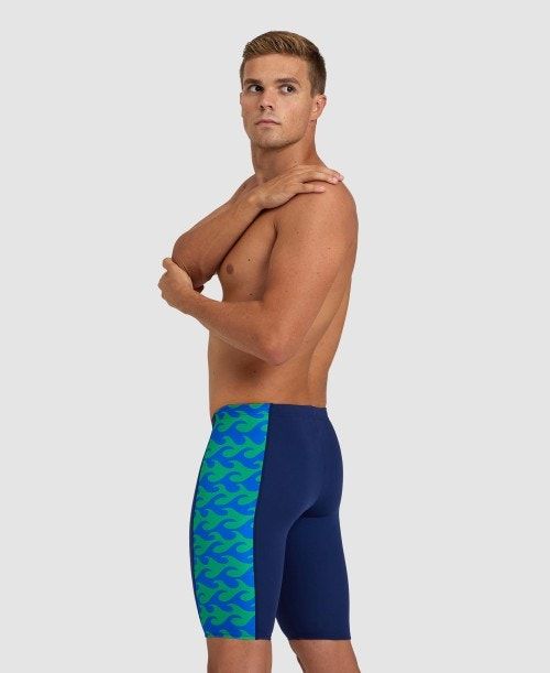 Arena Ride The Wave Jammer Navy / Navy Green | HDWNXPT-49