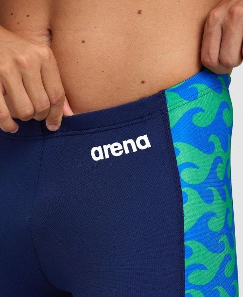 Arena Ride The Wave Jammer Navy / Navy Green | HDWNXPT-49