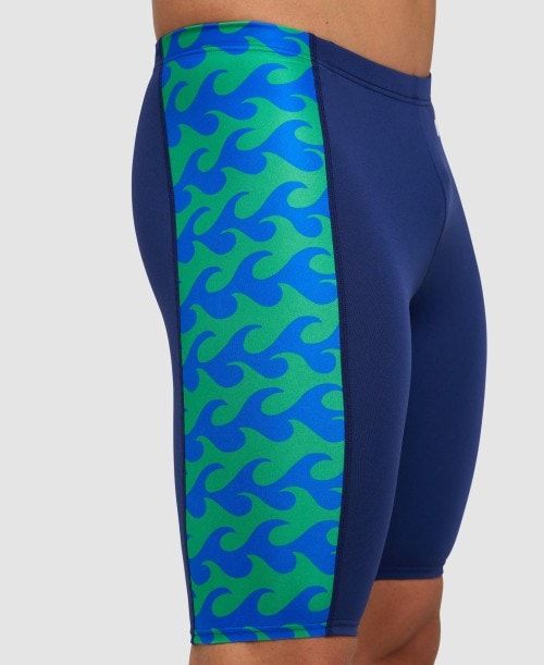 Arena Ride The Wave Jammer Navy / Navy Green | HDWNXPT-49