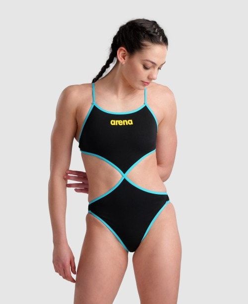 Arena Rule Breaker Twist'n'mix One Piece Black / Multicolor | YZPFVUO-39