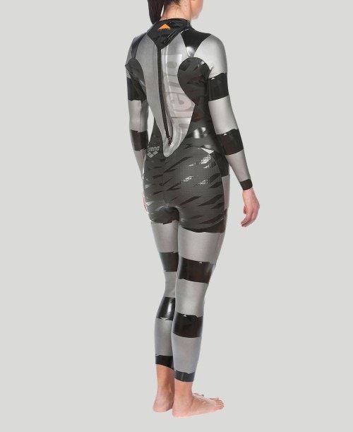 Arena Sams Carbon Triwetsuit Silver / Black | OXUEGSV-92