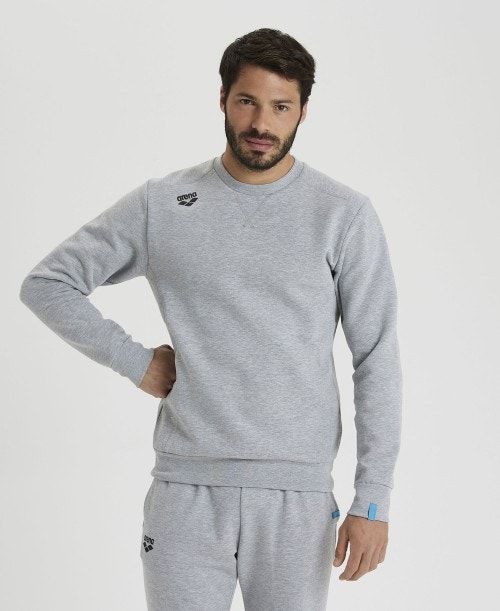 Arena Solid Crewneck Grey | AVSCPNT-37