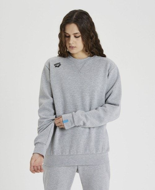 Arena Solid Crewneck Grey | AVSCPNT-37