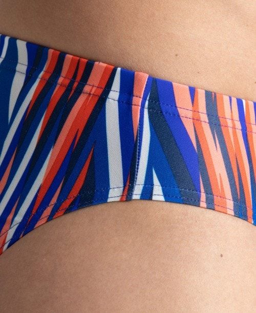 Arena Speed Stripes Brief Navy / Multicolor Red | UZTGSER-58