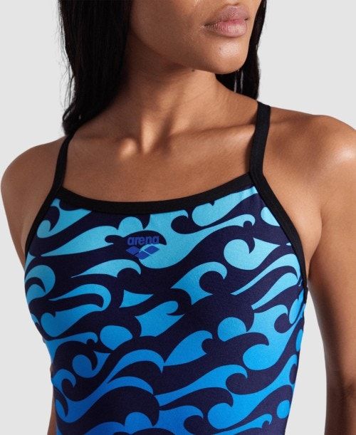 Arena Surfs Up Light Drop Back Swimsuit Multicolor | HZSDIJR-20