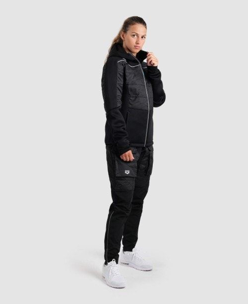 Arena Team Half-quilted Hooded Jacket Multicolor | IKLDSHO-53