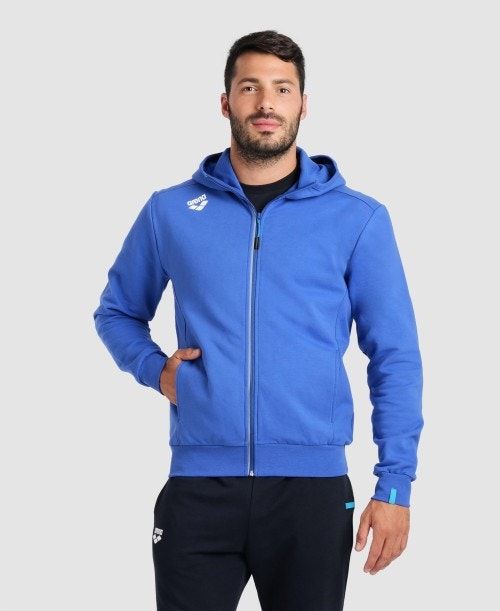 Arena Team Hooded Jacket Panel Royal | FVATQJC-04