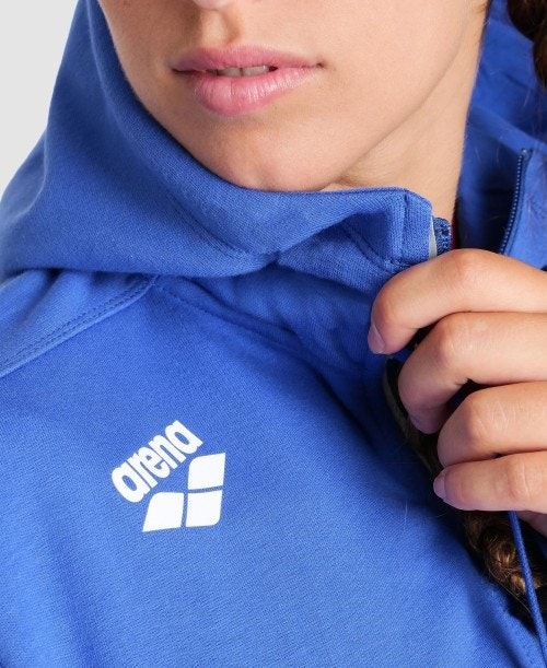 Arena Team Hooded Jacket Panel Royal | WAYOSPQ-43