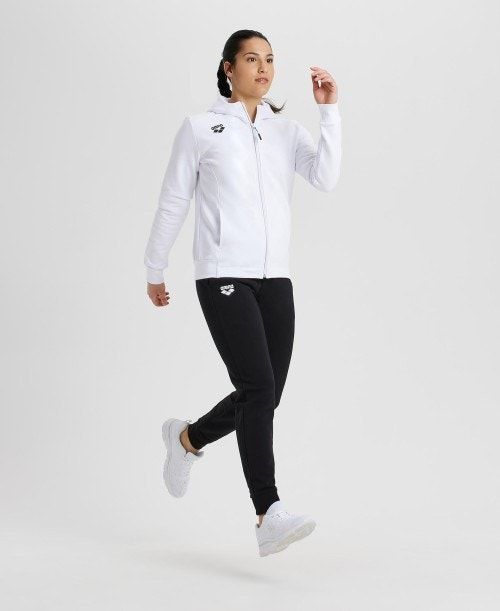 Arena Team Hooded Jacket Panel White | VIYGSFN-21