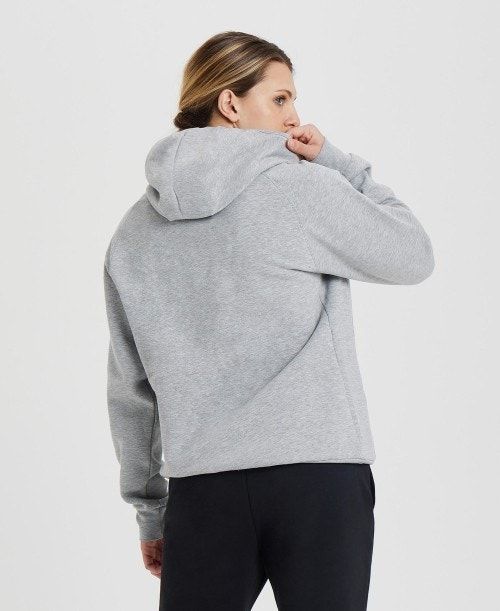 Arena Team Hooded Sweatshirt Panel Grey | QNGTBZK-15