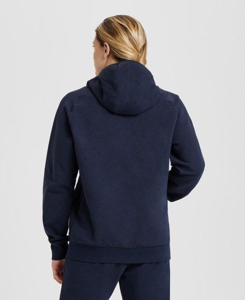 Arena Team Hooded Sweatshirt Panel Navy | DWRAOQS-65