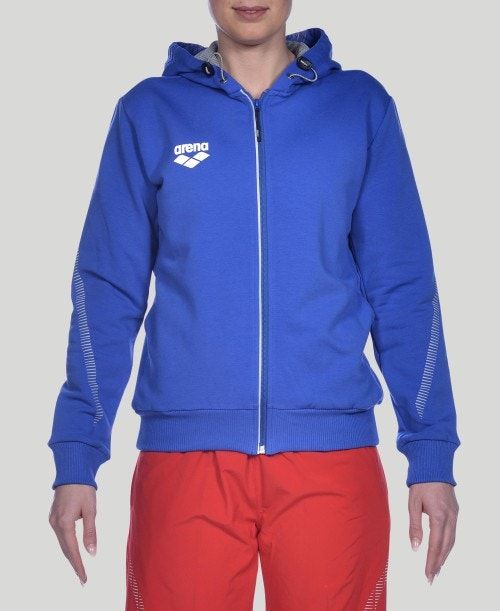 Arena Team Line Hooded Jacket Royal | ELIMPQS-80