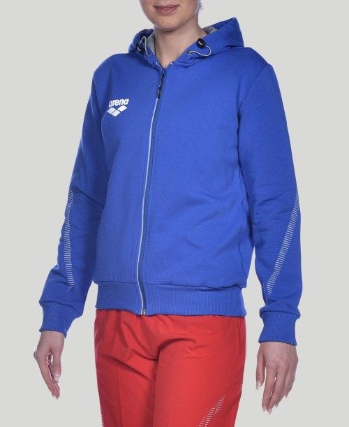 Arena Team Line Hooded Jacket Royal | ELIMPQS-80