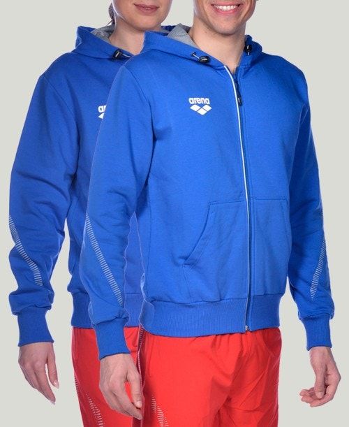 Arena Team Line Hooded Jacket Royal | OWKXMEU-36