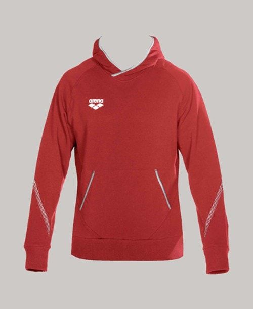 Arena Team Line Hoody Red | QJOYEUK-57