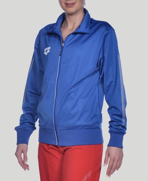 Arena Team Line Knitted Poly Jacket Royal | HCSLFOK-10