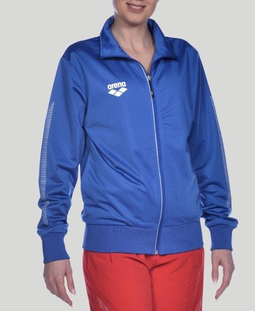 Arena Team Line Knitted Poly Jacket Royal | HCSLFOK-10