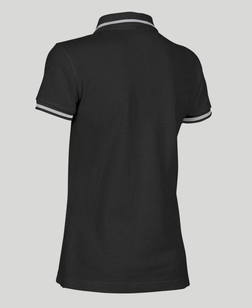 Arena Team Line Short Sleeve Polo Black | AJTDZWS-13