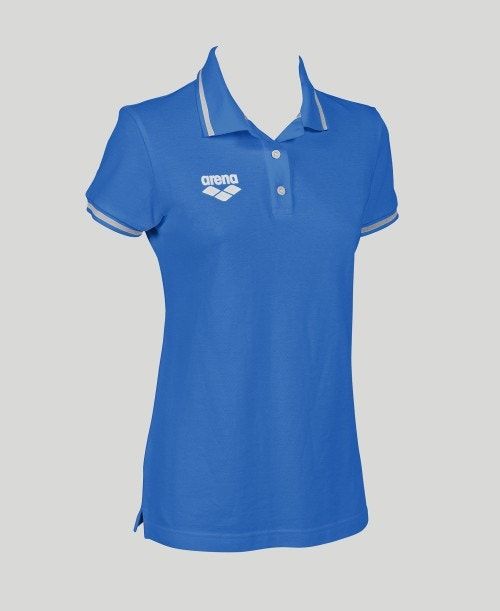 Arena Team Line Short Sleeve Polo Royal | ROVZMSK-01