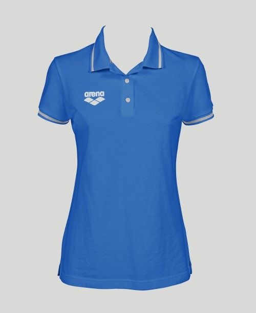 Arena Team Line Short Sleeve Polo Royal | ROVZMSK-01